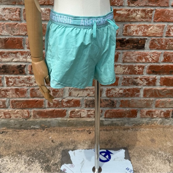Abercrombie Kids Blue Athletic Shorts Relaxed Fit - Picture 4 of 12